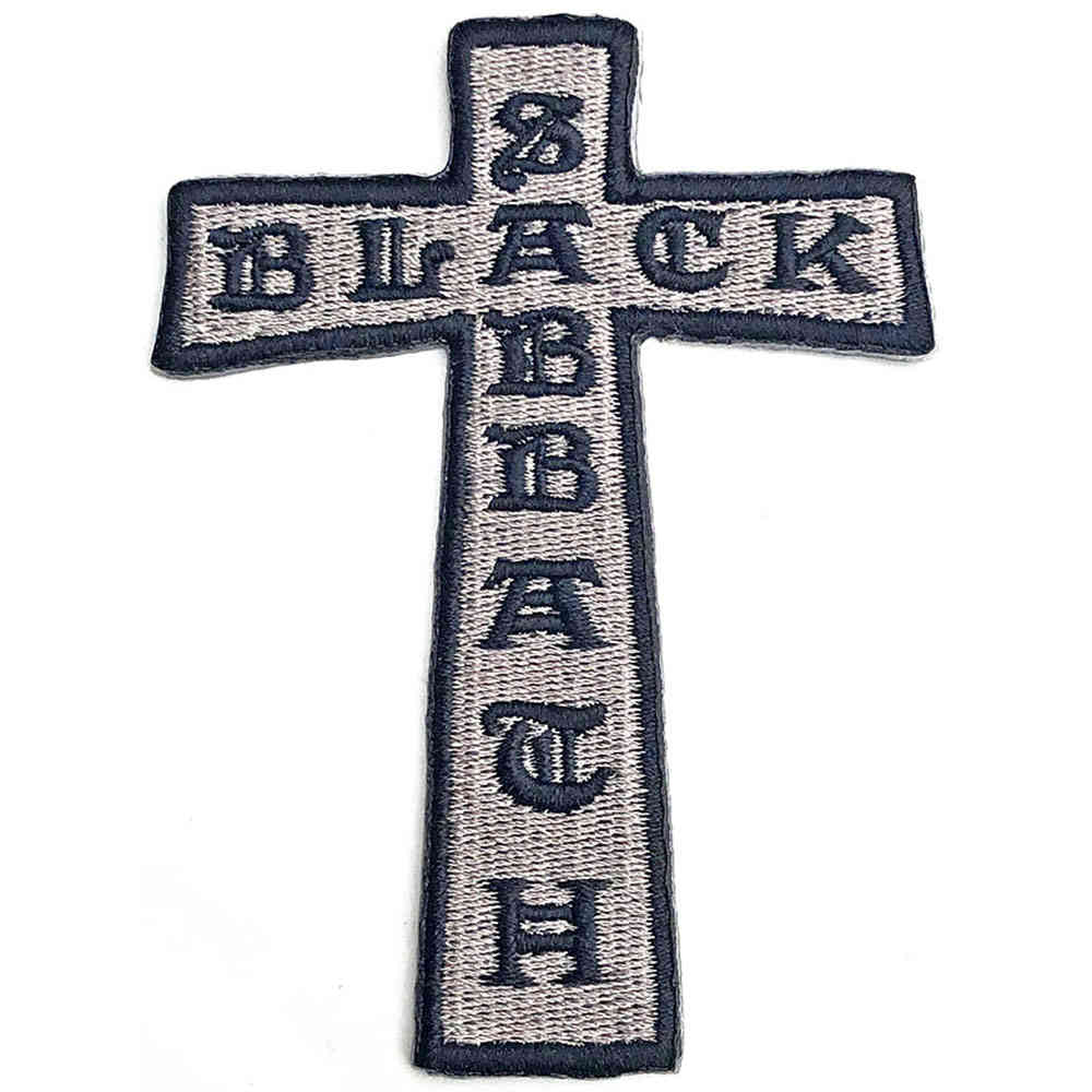 Black Sabbath - Cross Patch - Grey/Black